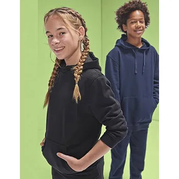 Dívčí mikina B&C BE INSPIRED Dětská mikina s kapucí ID.333 Barva: Bílá, Velikost: 9/11 (134/146) G_BCWK002