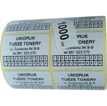 Samolepící etiketa Samolepicí štítky na pásce čtvercové 1000 ks