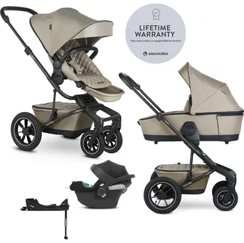 Kočárek EASYWALKER Kočárek kombinovaný Harvey⁵ Premium 2v1 Pearl Taupe LITE AIR + CYBEX Aton B2 i-Size