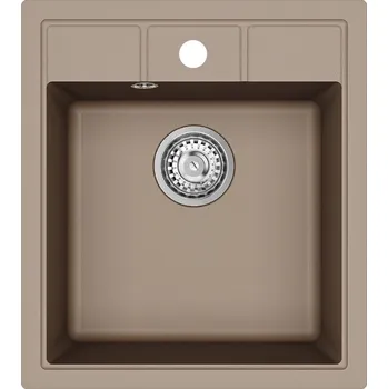 Granitový dřez Granitový dřez Helika NOVA SQN100 mocha warm