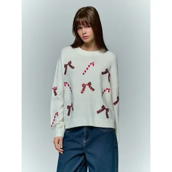 Dámský svetr Vánoční svetr - M - House - krémový - 247GH-01X