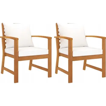 Zahradní židle VidaXL dřevěná hnědá