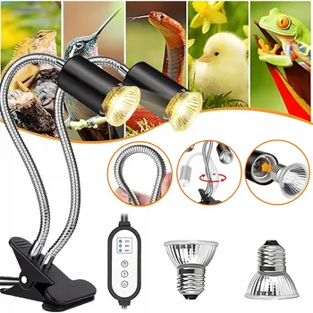 Osvětlení do terária VÝHŘEVNÁ LAMPA DO TERÁRIA E27 UVA UVB PRO ZVÍŘATA A AKVÁRIA