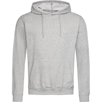 Pánská mikina Stedman® Klasická mikina s kapucí - klokanka Barva: Grey Heather, Velikost: M G_S420