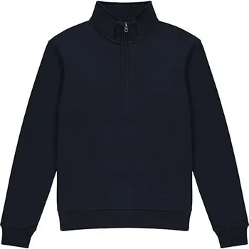 Pánská mikina Kustom Kit Mikina Regular Fit se 1/4 zipem Barva: navy, Velikost: XS G_K335
