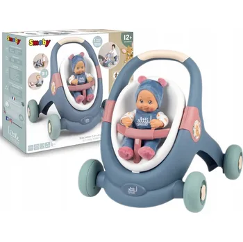 Kočárek pro panenku Kočárek pro panenky sada 3v1 Smoby Little