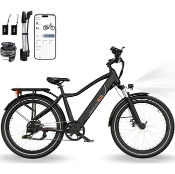 RCB Elektrokolo 27.5", 13Ah baterie, dojezd 50 km, APP a NFC – RCB G5 ČERNÁ 2025