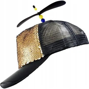 Čepice ČEPICE S VRTULKOU A CEKINAMI, VĚTRNÍK, VRTULE