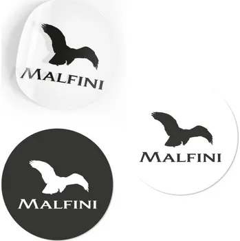 Kšiltovka MALFINI® MALFINI Samolepka MALFINI D60 Barva: Černá, Velikost: MALFINI