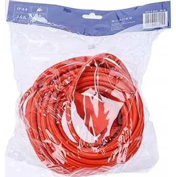 Napájecí kabel Prodlužovací Kabel zahradní, jednoduchý Falon-Tech 20 m 1 ks zásuvka oranžový