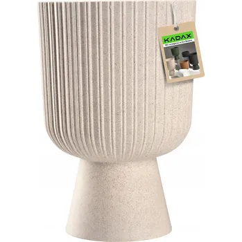 Květináč Květináč plast béžový Kadax 17,8 cm x 17,8 x 26,3 cm