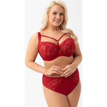 Dámské spodní prádlo Gorsenia podprsenka nevyztužená červená velikost 80I