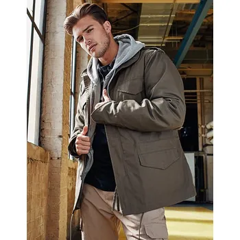 Pánská casual bunda Build Your Brandit Standardní bunda M-65 Barva: Černá, Velikost: XL G_BYB3108