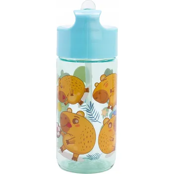 Láhev Láhev Ecozen Hydro 430 ml Capibara lahev na pití na vodu, džus SE SLÁMKOU A NÁUSTKEM Stor