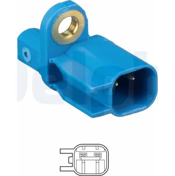 Přislušenství brzdového systému Snímač, počet otáček kol DELPHI SS20607