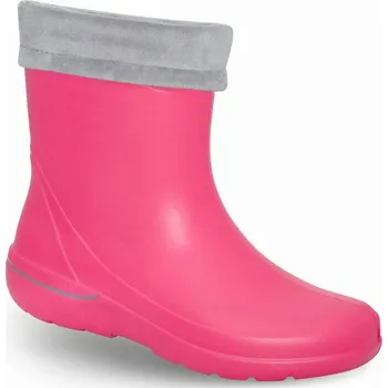 Pracovní obuv ZETPOL dámské holínky EVA fuchsiové s šedou oteplovací vložkou, velikost 36 (24 cm)