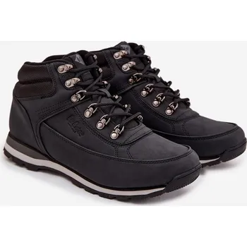 Pánská běžecká obuv Pánské trekové boty s izolací Lee Cooper LCJ-25-03-3844M Barva: Černá, Velikost: 46