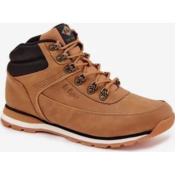 Pánská běžecká obuv Pánské trekové boty s izolací Lee Cooper LCJ-25-03-3844M Barva: Béžová, Velikost: 41