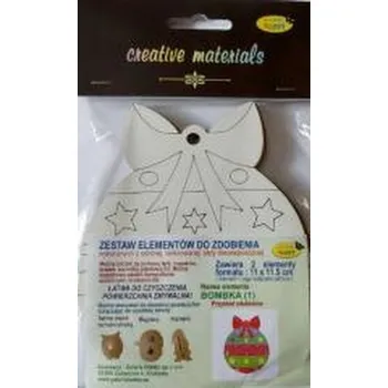Set školních potřeb Zestaw elementów do zdobienia Bombka BN 11x11,5cm