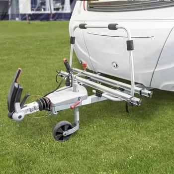 Nosič kol Tanatech Držák 2 kol na oje přívěsu třmenový stříbrný