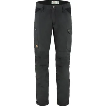 kalhoty turistické pánské FJÄLLRÄVEN Kaipak Trousers M Dark Grey-Black - 50/S
