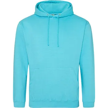 Pánská mikina Just Hoods Školní mikina s kapucí Barva: Turquoise Surf, Velikost: XL G_JH001
