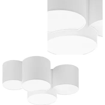 Kulatá kulatý Stropní Svítidlo TK-Lighting 74 x 48 cm bílá