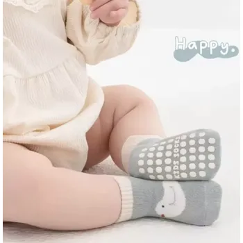 Dámské ponožky Protiskluzové ponožky - ŠEDÉ - PTÁČEK - (12-36 m) M (Značka: ROYGCBP)