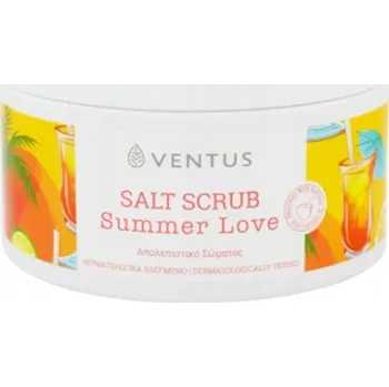 Tělový peeling VENTUS SUMMER LOVE BODY SALT SCRUB TĚLOVÝ PEELING SE SOLÍ 250 ML