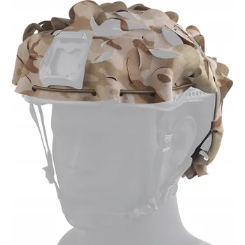 Univerzální maskovací potah na helmu Wosport Laser Cut Cover - MultiCam Arid