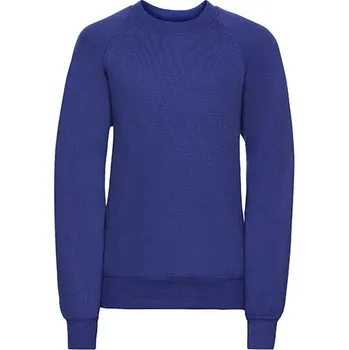 Chlapecká mikina Russell Klasická dětská mikina Barva: Bright Royal, Velikost: 128 (L) G_Z762K