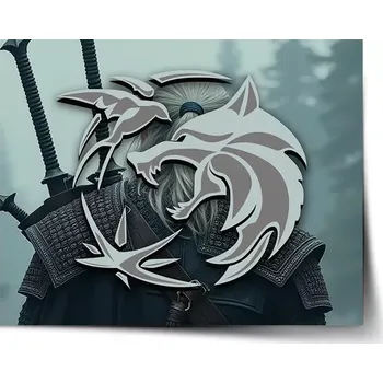 Plakát Sablio Plakát Zaklínač V mlze - 60x40 cm