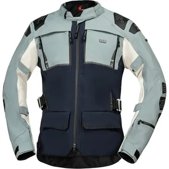 Bunda s laminovanou membránou iXS TOURSTER-STX 2.0 X2-111406 tmavě modro-modro-šedo-chladně šedý 2XL