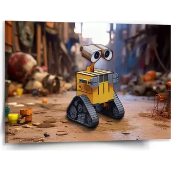 Obraz Sablio Obraz Wall-E robot Město - 150x110 cm
