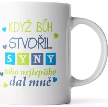 Sablio Hrnek Když Bůh stvořil syny - 890 ml - XXL