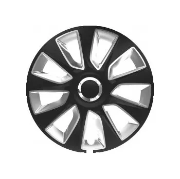 Poklice na kolo VERSACO Poklice Stratos RC black/silver 16 sada 4ks