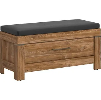 Botník Botník Gent - Black Red White - BRW Dąb Stirling / Tk. Sawana 04 101x50 cm