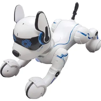 Robot IR pes Zoey s hlasovými povely modrá