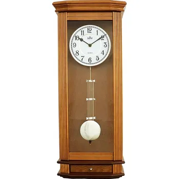 Hodiny Nástěnné hodiny MPM Quality hnědé 25,5 cm