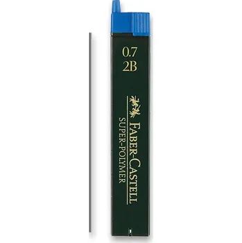 Tuhy Faber-Castell Super-polymer, 0,7 mm - tvrdost 2B