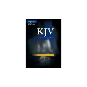 KJV Emerald Text Bible, Black French Morocco Leather, KJ533:T