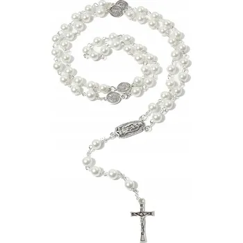 Náhrdelník Náhrdelník Růženec ES - 38826 - Bílý KP-38826