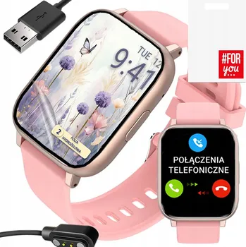 Hodinky Chytré Hodinky Hovory + Monitor srdečního tepu - Sportovní styl, PL Menu, Bluetooth hodinky