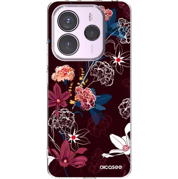 Pouzdro na mobilní telefon Picasee silikonový průhledný obal pro Xiaomi Redmi Note 14 5G - Dark Meadow