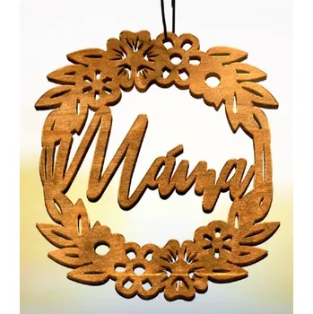 Vůně do auta Ahome Dřevěná vůně do auta Máma