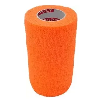 CoPoly Obinadlo elast. CoPoly 10cm x 4,6m oranžová NEON