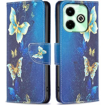 Pouzdro na mobilní telefon Flipové pouzdro Erbord pro Infinix HOT 40i, modré