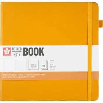 Výtvarný papír Krémově bílý skicák Sakura - tečkovaný - Japanese Kerrie 20x20 cm/140 gr.