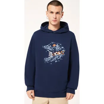 Pánská mikina Oakley pánská mikina s kapucí, vkládací bavlněná mikina typu klokanka - L