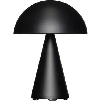 Venkovní osvětlení HÜBSCH LED stolní lampa Mush, matná černá, výška 20 cm - Délka USB kabelu 100 cm černá matná 1 x 1 W LED - Doprava zdarma